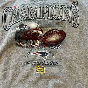 Jerzees Activewear 2003 Patriots Championship LS Sweatshirt